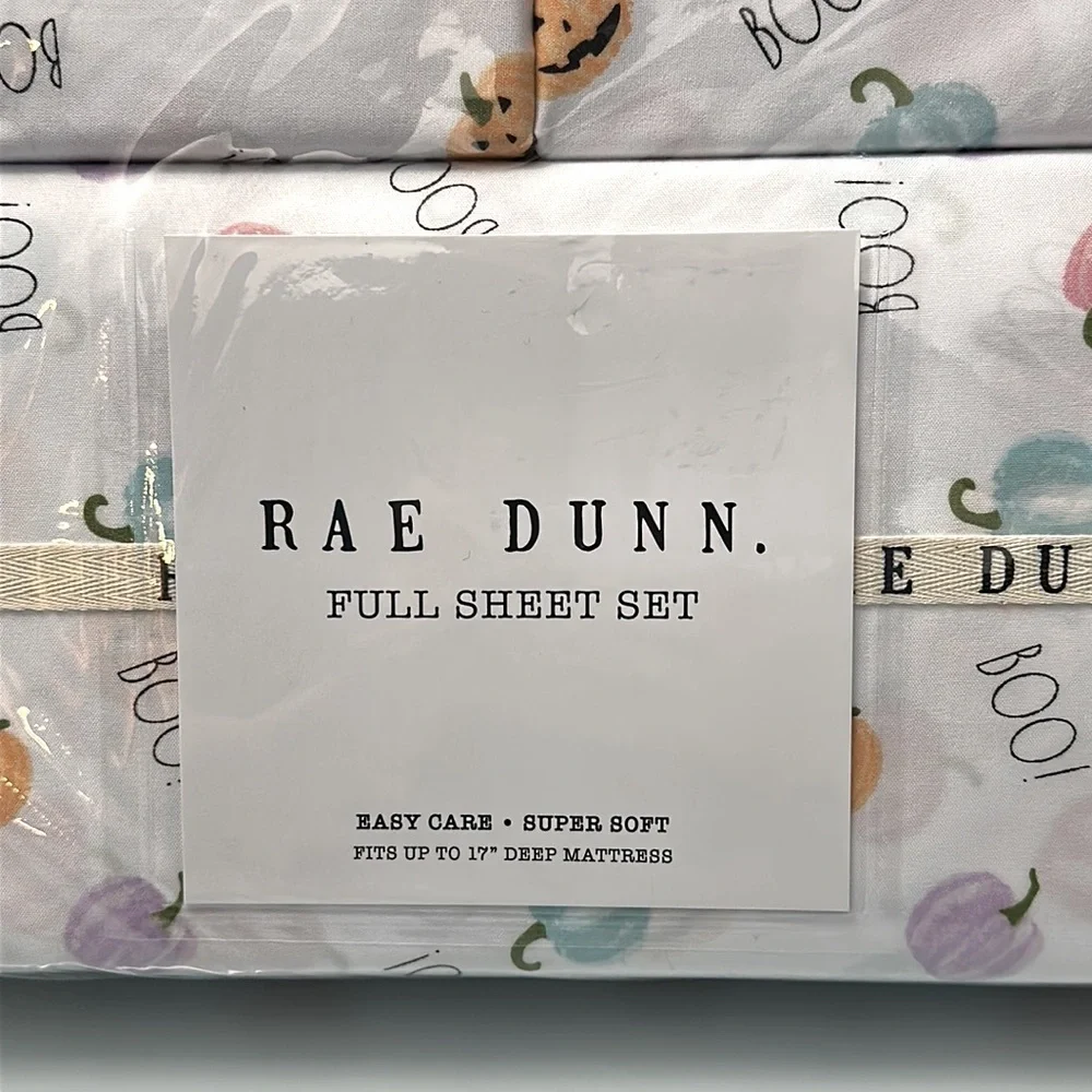 NWT Rae Dunn Halloween Sheets - Picture 2 of 4